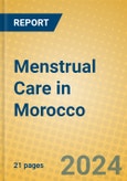 Menstrual Care in Morocco- Product Image