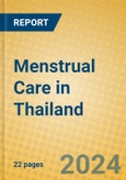 Menstrual Care in Thailand- Product Image