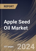 Apple Seed Oil Market Size, Share & Trends Analysis Report By Distribution Channel, By End User (Food & Beverage, Healthcare, Cosmetic, and Skin & Hair Care), By Nature, By Regional Outlook and Forecast, 2023 - 2030- Product Image