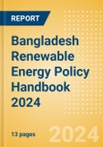 Bangladesh Renewable Energy Policy Handbook 2024- Product Image