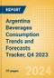 Argentina Beverages Consumption Trends and Forecasts Tracker, Q4 2023 (Dairy and Soy Drinks, Alcoholic Drinks, Soft Drinks and Hot Drinks) - Product Thumbnail Image