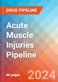 Acute Muscle Injuries - Pipeline Insight, 2024- Product Image