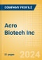 Acro Biotech Inc - Product Pipeline Analysis, 2024 Update - Product Thumbnail Image