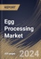 Egg Processing Market Size, Share & Trends Analysis Report By Nature, By Product (Liquid Egg Products, Dried Egg Products, and Frozen Egg Products), By End-Use, By Regional Outlook and Forecast, 2024 - 2031 - Product Image