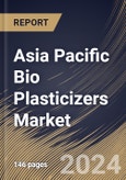 Asia Pacific Bio Plasticizers Market Size, Share & Trends Analysis Report By Product (Epoxidized Soyabean Oil (ESBO), Castor Oil-based Plasticizer, Citrates, Succinic Acid, and Others), By Application, By Country and Growth Forecast, 2024 - 2031- Product Image