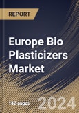 Europe Bio Plasticizers Market Size, Share & Trends Analysis Report By Product (Epoxidized Soyabean Oil (ESBO), Castor Oil-based Plasticizer, Citrates, Succinic Acid, and Others), By Application, By Country and Growth Forecast, 2024 - 2031- Product Image