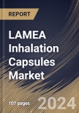 LAMEA Inhalation Capsules Market Size, Share & Trends Analysis Report By Type (Gelatin Capsules, and Hypromellose Capsules), By Application (Asthma Treatment, COPD Management, and Others), By Country and Growth Forecast, 2024 - 2031- Product Image