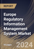 Europe Regulatory Information Management System Market Size, Share & Trends Analysis Report By End User (Pharmaceutical Sector, Medical Device Sector, and Others), By Country and Growth Forecast, 2024 - 2031- Product Image