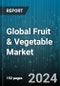 Global Fruit & Vegetable Market by Type (Conventional, Organic), Distribution Channel (Offline, Online) - Forecast 2024-2030 - Product Thumbnail Image