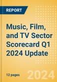 Music, Film, and TV Sector Scorecard Q1 2024 Update - Thematic Intelligence- Product Image