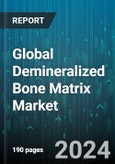 Global Demineralized Bone Matrix Market by Product (Gel, Putty, Putty Combined with Cancellous Chips), Administration Mode (Implantation, Injection), Application, End-Use - Forecast 2024-2030- Product Image
