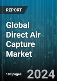 Global Direct Air Capture Market by Product (Absorption-based DAC, Adsorption-based DAC, Cryogenic-based DAC), Technology (Electrochemical-DAC, Liquid-DAC, Solid-DAC), Scale, Application - Forecast 2024-2030- Product Image
