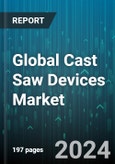 Global Cast Saw Devices Market by Type (Battery-operated Cast Saws, Electric Cast Saws, Pneumatic Cast Saws), Material Used (Carbon Steel, Diamond Edge, Stainless Steel), Application - Forecast 2024-2030- Product Image