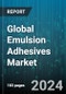 Global Emulsion Adhesives Market by Resin Type (Acrylic Adhesives, Polyurethane Dispersions, Polyvinyl Acetate), Application Method (Automatic Dispensing Systems, Brush or Roller Application, Spray Systems), End-Use - Forecast 2024-2030 - Product Image