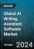 Global AI Writing Assistant Software Market by Features (Content Optimization (SEO), Contextual Recommendations, Grammar & Spelling Checking), Deployment (Cloud-based, On-premise), Industry Verticals - Forecast 2024-2030- Product Image