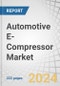 Automotive E-Compressor Market by Compressor Type (Scroll, Rotary Screw, Centrifugal, Reciprocating, Axial), Technology (VFD, Fixed Speed), Capacity (Small, Medium, Large), Vehicle Type, Propulsion (BEV, PHEV, HEV & FCEV) - Forecast to 2033 - Product Thumbnail Image