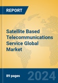 Satellite Based Telecommunications Service Global Market Insights 2024, Analysis and Forecast to 2029, by Market Participants, Regions, Technology, Product Type- Product Image