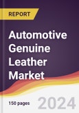Automotive Genuine Leather Market Report: Trends, Forecast and Competitive Analysis to 2030- Product Image