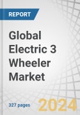Global Electric 3 Wheeler Market by End Use (Passenger Carriers, Load Carriers), Range (Less than 50 miles, above 50 miles), Battery Type (Lead Acid, Lithium-ion), Battery Capacity, Motor Type, Motor Power, Payload Capacity and Region - Forecast to 2030- Product Image