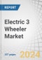 Electric 3 Wheeler Market by End Use (Passenger Carriers, Load Carriers), Range (Less than 50 miles, above 50 miles), Battery Type (Lead Acid, Lithium-ion), Battery Capacity, Motor Type, Motor Power, Payload Capacity and Region - Forecast to 2030 - Product Thumbnail Image