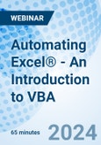 Automating Excel® - An Introduction to VBA - Webinar (Recorded)- Product Image