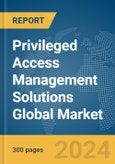 Privileged Access Management Solutions Global Market Opportunities and Strategies to 2033- Product Image