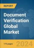 Document Verification Global Market Report 2024- Product Image