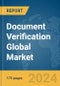 Document Verification Global Market Report 2024 - Product Image