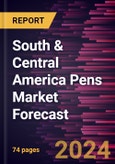South & Central America Pens Market Forecast to 2030 - Regional Analysis - By Category (Refillable and Single-Use), Product Type (Ball Point, Fountain, Gel, and Others), and Distribution Channel (Supermarkets and Hypermarkets, Specialty Stores, Online Retail, and Others)- Product Image