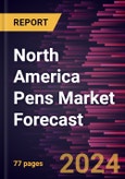 North America Pens Market Forecast to 2030 - Regional Analysis - By Category (Refillable and Single-Use), Product Type (Ball Point, Fountain, Gel, and Others), and Distribution Channel (Supermarkets and Hypermarkets, Specialty Stores, Online Retail, and Others)- Product Image