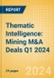 Thematic Intelligence: Mining M&A Deals Q1 2024 - Top Themes - Product Thumbnail Image
