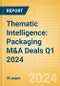 Thematic Intelligence: Packaging M&A Deals Q1 2024 - Top Themes - Product Thumbnail Image