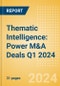 Thematic Intelligence: Power M&A Deals Q1 2024 - Top Themes - Product Thumbnail Image