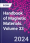 Handbook of Magnetic Materials. Volume 33 - Product Thumbnail Image