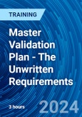 Master Validation Plan - The Unwritten Requirements (Recorded)- Product Image