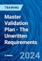 Master Validation Plan - The Unwritten Requirements (July 24, 2024) - Product Image