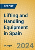Lifting and Handling Equipment in Spain- Product Image