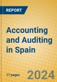 Accounting and Auditing in Spain- Product Image