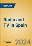 Radio and TV in Spain- Product Image