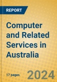 Computer and Related Services in Australia- Product Image