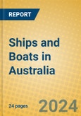 Ships and Boats in Australia- Product Image