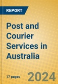 Post and Courier Services in Australia- Product Image