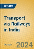 Transport via Railways in India- Product Image