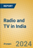 Radio and TV in India- Product Image