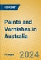 Paints and Varnishes in Australia - Product Thumbnail Image