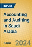 Accounting and Auditing in Saudi Arabia- Product Image