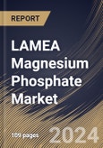 LAMEA Magnesium Phosphate Market Size, Share & Trends Analysis Report By Form (Dimagnesium Phosphate, Monomagnesium Phosphate, and Trimagnesium Phosphate), By Application, By Country and Growth Forecast, 2024 - 2031- Product Image