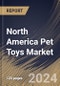 North America Pet Toys Market Size, Share & Trends Analysis Report By Distribution Channel (Offline, and Online), By Type (Stuffed Toys, Chew Toys, Chase & Fetch Toys, Interactive & Self-Play Toys, and Others), By Pet, By Country and Growth Forecast, 2024 - 2031 - Product Thumbnail Image