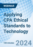 Applying CPA Ethical Standards to Technology - Webinar (Recorded)- Product Image