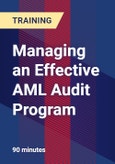 Managing an Effective AML Audit Program- Product Image